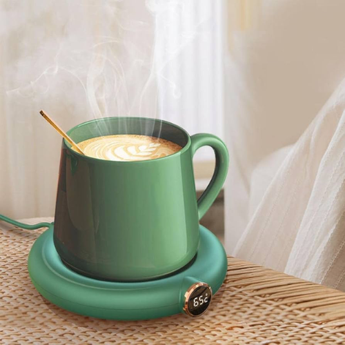 The Essential Warming Mug: Keep your beverages Perfectly Hot All Day