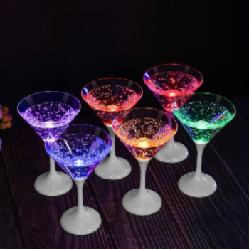 Christmas Led Cup FDA Food Grade Plastic Cocktail Glass Kitchen Gadgets