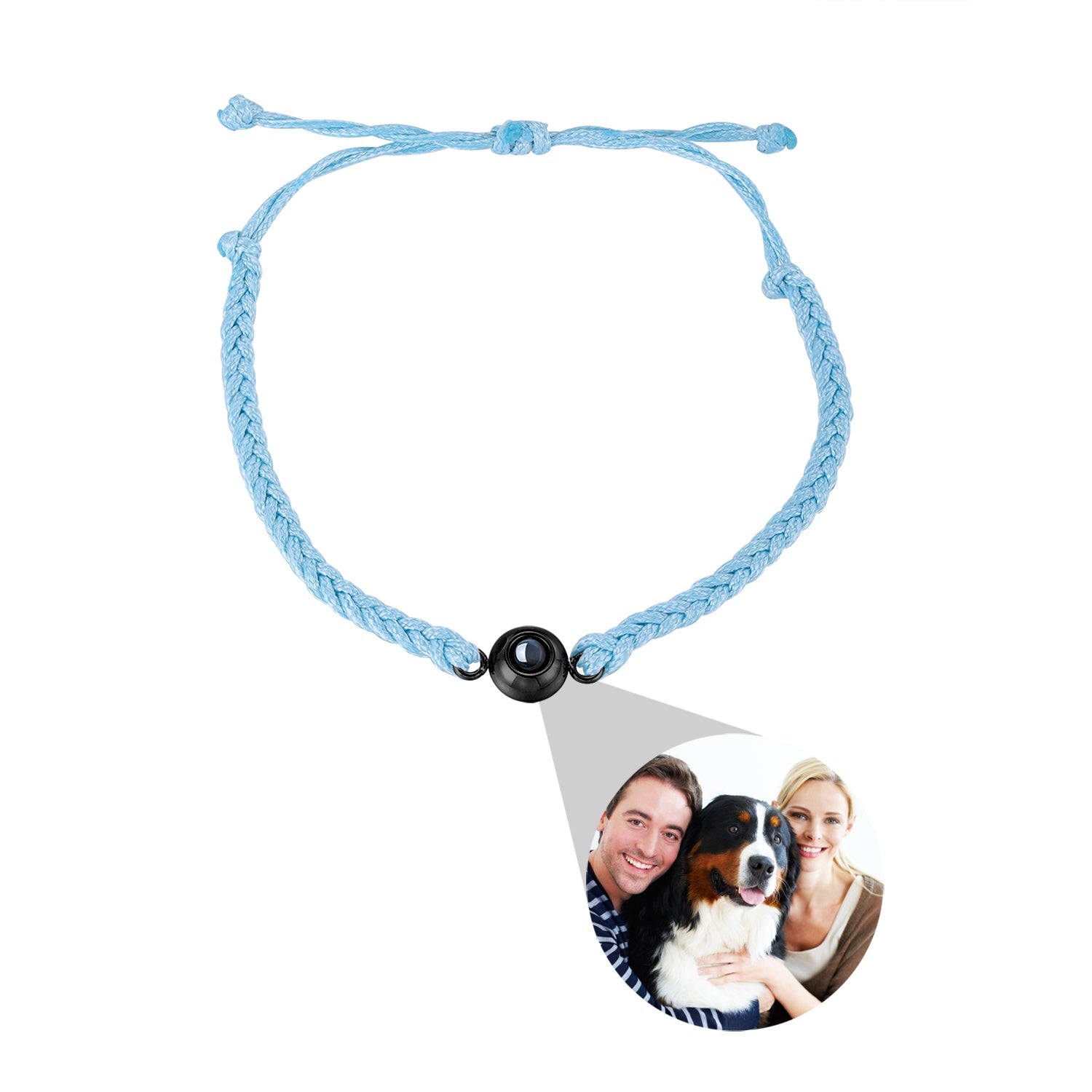 Custom Photo Projection Bracelet – Unique Personalized Gift for Couples