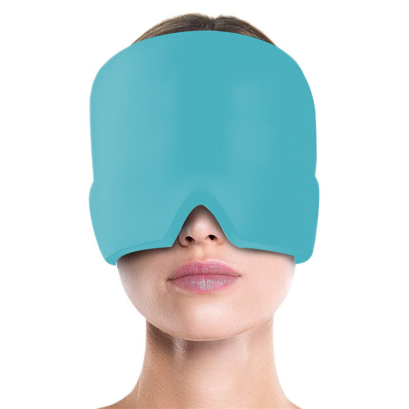 Migraine Relief Hat – Cold Therapy Ice Pack & Eye Mask