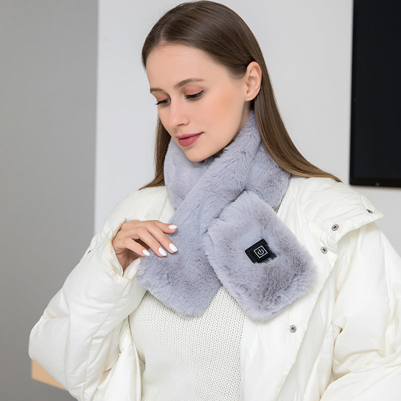 USB Electric Heated Neck Scarf – Pain Relief & Three-gear Temperature Control